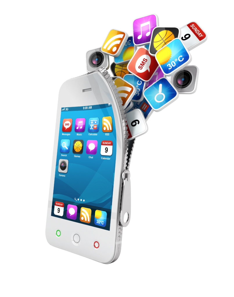 Custom mobile application screens designed by Moonfu Apps